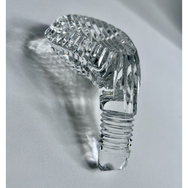Vintage Waterford Crystal Driver Head Paper Weight For Sale - Image 15 of 17