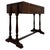 Gold Antique Carved Oak Occasional Side Table For Sale - Image 8 of 11