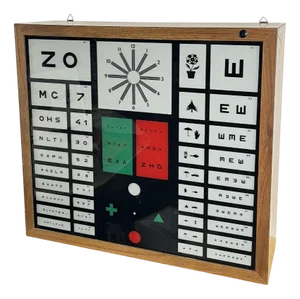 Mid-Century Italian Illuminated Optometric Table, 1960s