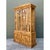 Vintage Chinoiserie Pagoda Rattan China Cabinet For Sale - Image 4 of 12