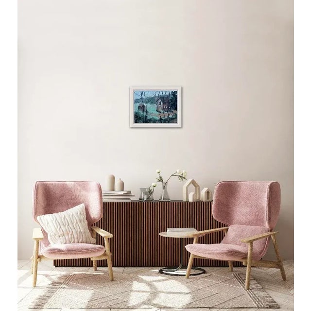 Modern Contemporary Oil Painting Landscape For Sale - Image 11 of 12