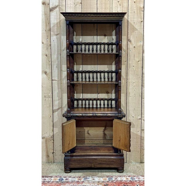 Antique Fir Bookcase, 1890s For Sale - Image 4 of 15