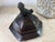 Brown Large Hand Painted Pottery Jar With Bronze Lid by Maitland Smith For Sale - Image 8 of 12