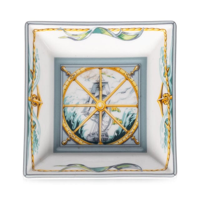 French Ceramic Vide-Poche from Hermès For Sale - Image 3 of 13
