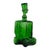 Green Glass Comical Car Decorative Bottle with Man in Hat as Top from Empoli, Italy, 1960s For Sale - Image 11 of 11