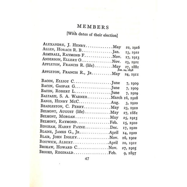 Blue Meadow Brook Club m.b.h. Year Book 1922 For Sale - Image 8 of 11