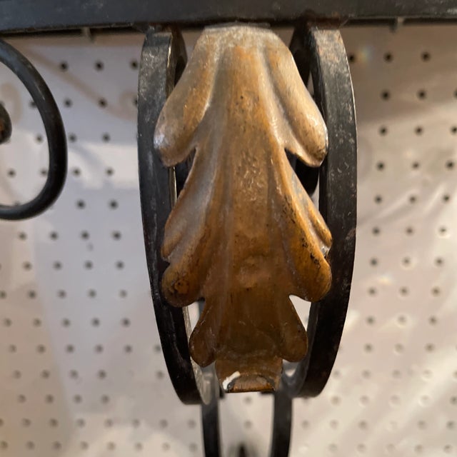 French 1940s French Cast Iron Bracket For Sale - Image 3 of 9