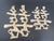 Mid-Century Modern Vintage Brass Wall Hanging Trivet of Chinese Double Happiness Symbol - Set of 2 For Sale - Image 3 of 12