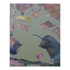 "Caterpillar Dream" Expressionistic Oil and Acrylic Painting by Scott A. Spencer