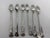 Vintage Rogers 1847 Hollow Grape Pattern, Silverplate Cocktail Forks- Set of 12 For Sale - Image 9 of 13