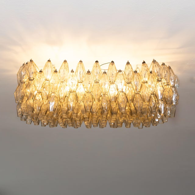 Poliedri Ceiling Lamps by Carlo Scarpa for Venini, 1950s For Sale - Image 6 of 11