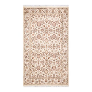 Mogul, One-of-a-Kind Hand-Knotted Area Rug - Ivory, 3' 2" x 5' 2" For Sale