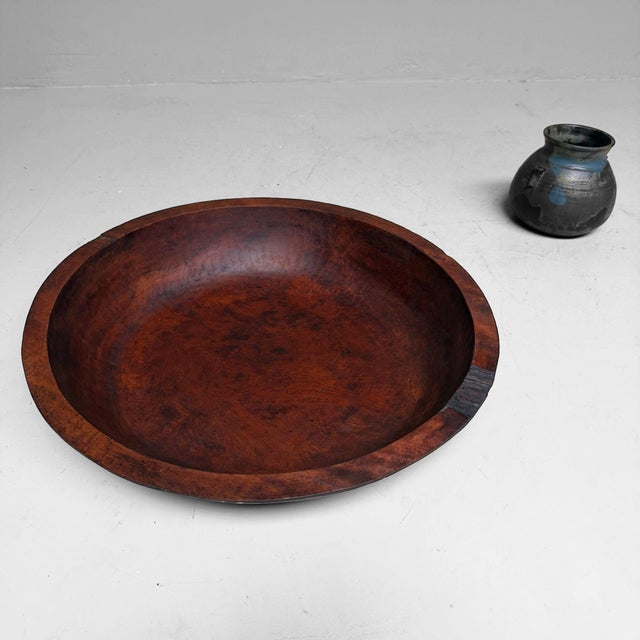 Antique Japanese Mingei Kibachi Mixing Bowl, 1890s For Sale - Image 12 of 17