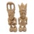 Mid 20th Century Wooden Male and Female Ibeji Twin Figures; Carved by Yoruba People of Nigeria - Set of 2 For Sale