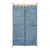 Handmade Blue Moroccan Rug - 8.1 X 4.8 Ft For Sale