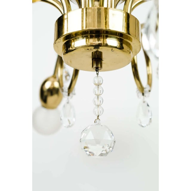 Chandelier Attributed to J. & L. Lobmeyr for Lobmeyr, 1950s For Sale - Image 11 of 14