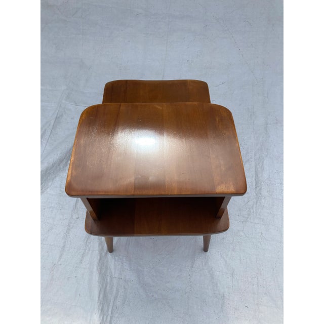 1950s 1950s Mid-Century Cushman Maple End Table For Sale - Image 5 of 9