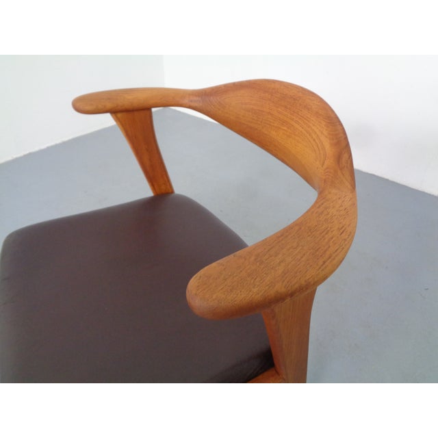 Teak Chair by Erik Kirkegaard for Høng Stolefabrik, Denmark, 1960s For Sale - Image 17 of 18