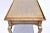 Silver Vintage Gilt Console Table Hollywood Regency Style, Antiqued Silver and Gold For Sale - Image 8 of 10