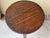 English Cricket Table of Patinated Oak From the Georgian Era For Sale - Image 10 of 10