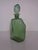 Green Craquele Glass Decanter with Stopper, France, 1960s For Sale - Image 4 of 18