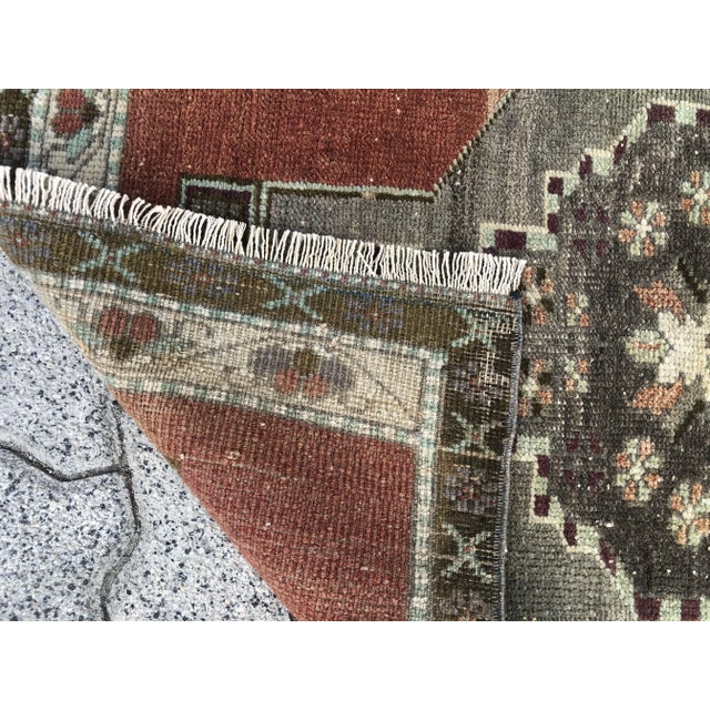 1960s 1960s Vintage Bohemian Wool Rug For Sale - Image 5 of 6