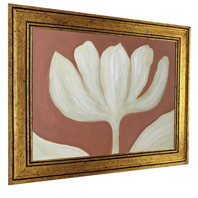 Artist: Tatiana Duperault Medium: Acrylic on canvas Framed Size: 19” W x 23” H Style: Botanical, minimalist, modern...