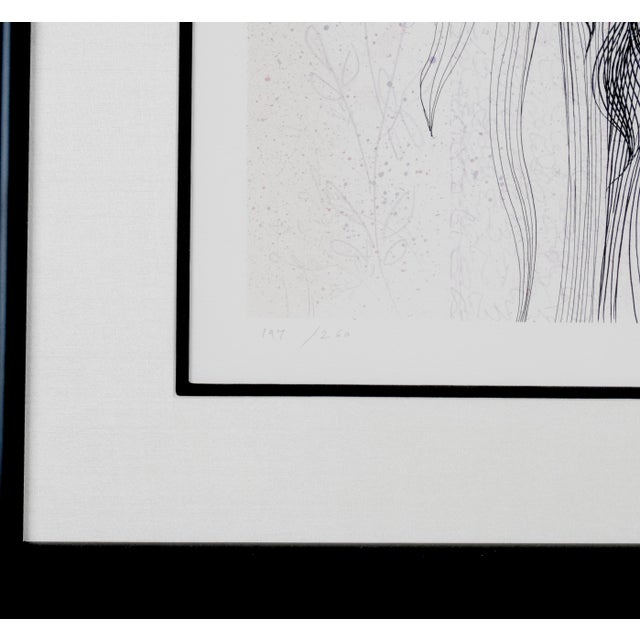 1981 Eyvind Earle "Awakening" Hand Signed and Numbered Limited Edition 133/260 Framed & Matted For Sale - Image 4 of 8