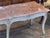Wood 19th Century French Painted Marble Top Coffee Table With Cabriole Legs For Sale - Image 7 of 10