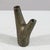 Mid-Century Modern Brass-Patinated Zinc Zoca Vase by Sonja Katzin, 1950s For Sale - Image 3 of 6