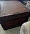 1980s Vintage Ralph Lauren Rattan and Leather Storage Trunk Coffee Table For Sale - Image 5 of 5
