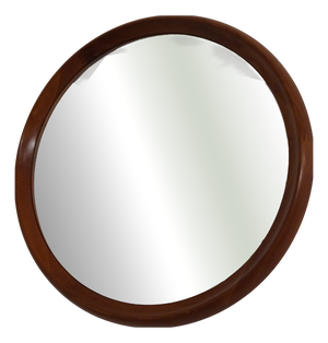 Large Teak Mirror by Bernhard Pedersen for Viby J. Møbelfabrik, Denmark, 1960s