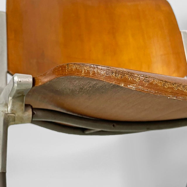 Italian Modern Wood DSC Chairs by Giancarlo Piretti for Castelli, 1970s, Set of 6 For Sale - Image 17 of 18