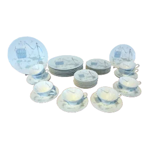 1960s Rosenthal Plaza 40 Piece China Set 8 Place Settings Raymond Loewy German