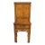 Small Vintage Mid Century Campaign Oak Wood Cabinet For Sale