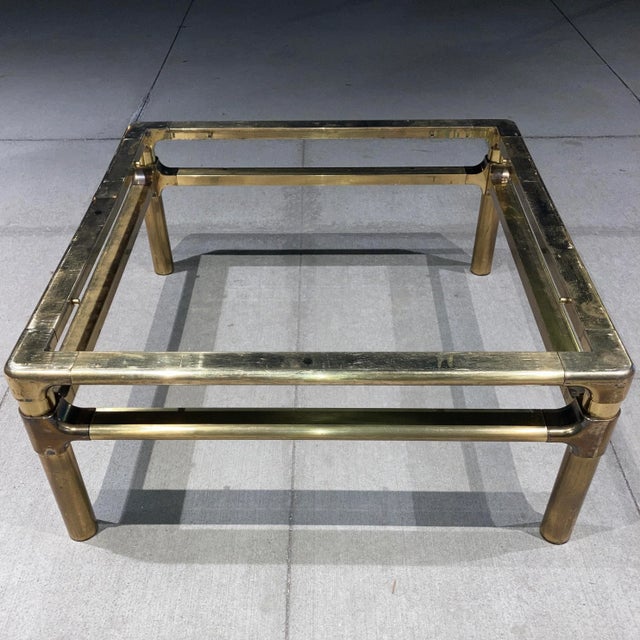 Brass Coffee Table Base From Mastercraft For Sale - Image 9 of 12