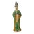 Ceramic Chinese Green Tri-Color Ceramic Ancient Dressing Art Figure For Sale - Image 7 of 7
