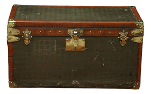 Monogrammed Trunk by Alexandre Chalons
