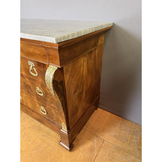 Restoration Walnut Chest of Drawers For Sale - Image 3 of 11
