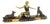 Art Deco Patinated Bronze Sculpture of Lovely Seated Lady With German Shepherds For Sale