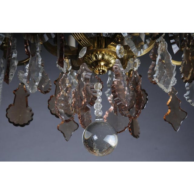 13-Light French Crystal Chandelier For Sale - Image 14 of 18