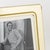 Metal Umberto Mascagni Shiny Gilt Aluminum Picture Frame, Italy 1970s For Sale - Image 7 of 8