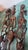 African Ebony Stick Totem Figures, Malawi Tribal Wooden Sculptures 3 Pc Each Carving 12.5" Tall to 12 3/4". Stands Stable....