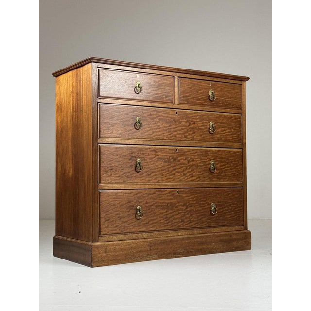 Brown Chest of Drawers in Mahogany from Harrods For Sale - Image 8 of 17