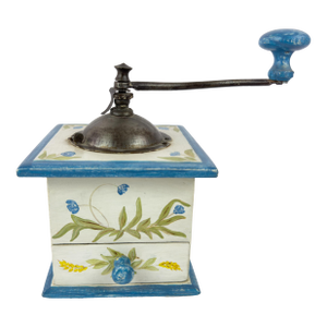 Peugeot Frères Hand-Painted Coffee Grinder, France, Mid-20th Century