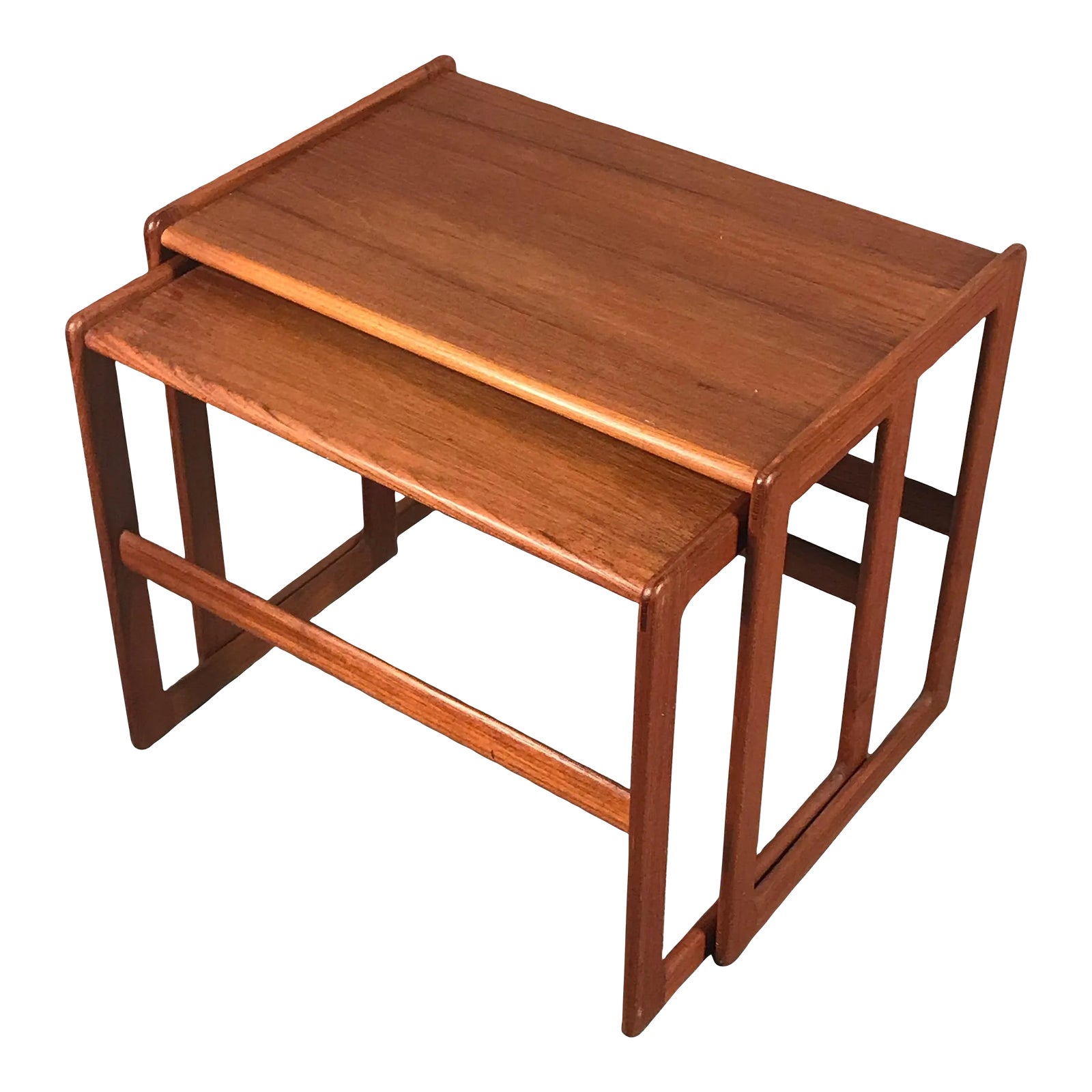 1960s Denmark MidCentury Nesting Tables Set of 2 Chairish