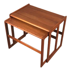 1960s Morgen-Kohl, Denmark Mid-Century Nesting Tables - Set of 2