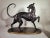 Large Art Deco Greyhound Dog in Bronze, 1900s For Sale - Image 3 of 13