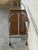 Wood Chrome Folding Rolling Bar Cart With Wood Grain Trays Mid-Century Modern 1970s For Sale - Image 7 of 10