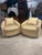 Vintage Mid-Century Modern Swivel 80s Barrel Lounge Chairs Attributed Milo Baughman Set of Two . For Sale - Image 9 of 12